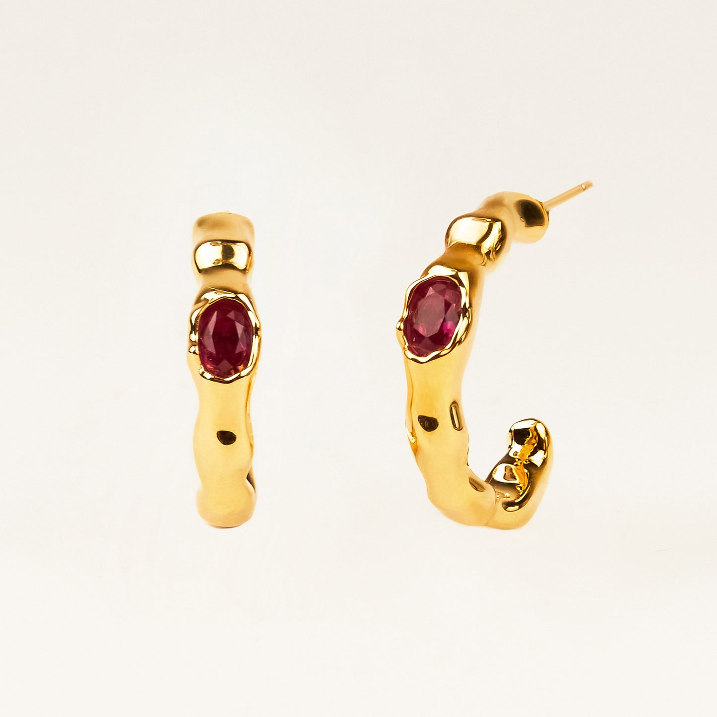 GITANO Gold HOOP N1 EARRINGS