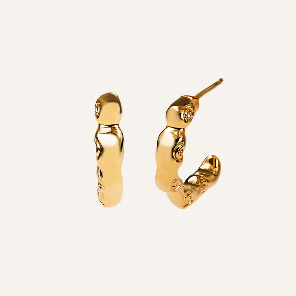 Spiral Hoop Earrings