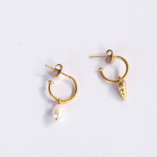 TAMARAMA EARRINGS HOOPS GOLD