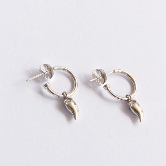 CHILI EARRINGS SILVER